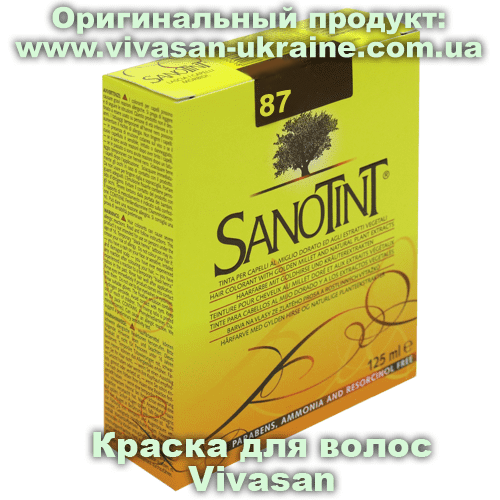 Краска для волос Линия СаноТинт 125 мл, Vivasan, Швейцария. Краска для волос