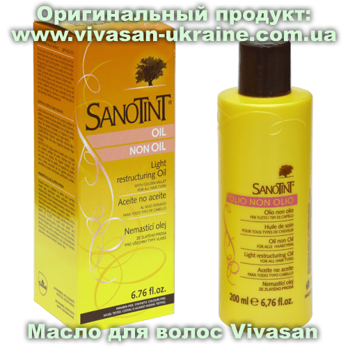 Масло для восстановления структуры волос серии СаноТинт/SanoTint Vivasan